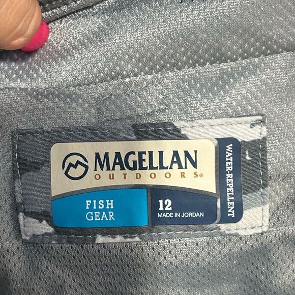 5 for $25🔥Magellan Fish Gear Camouflage Print Swim Trunk Shorts Boys Size 12 - Picture 5 of 8